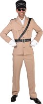 Magic By Freddy's - Politie & Detective Kostuum - Marechaussee Van Saint Trope - Man - wit / beige - Medium - Carnavalskleding - Verkleedkleding