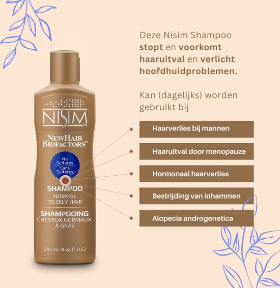Nisim Shampoo Normaal tot Vet Haar 240 ml bol