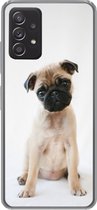Geschikt voor Samsung Galaxy A53 5G hoesje - Hond - Huisdieren - Portret - Siliconen Telefoonhoesje