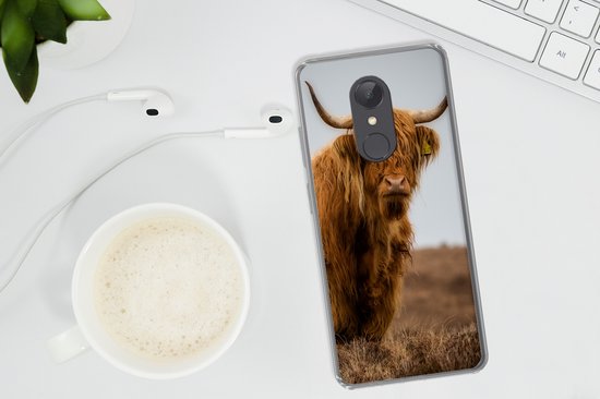 Coque Xiaomi Redmi 5 - Highlander écossais - Dune - Herbe - Coque de téléphone en Siliconen