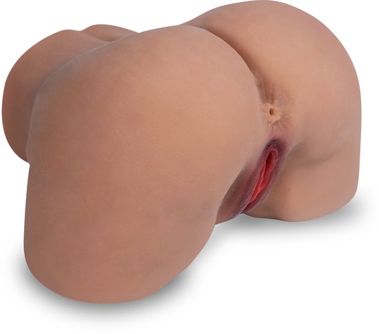 Metoy - Mooie Bruine Huidskleur - Seksmasturbator - Sekspop van 3D-materiaal - Draagbare Sexpop - Realistische Vagina & Anaal - Pocketpoesje
