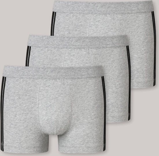 SCHIESSER 95/5 Stretch shorts (3-pack) - grijs - Maat: XL