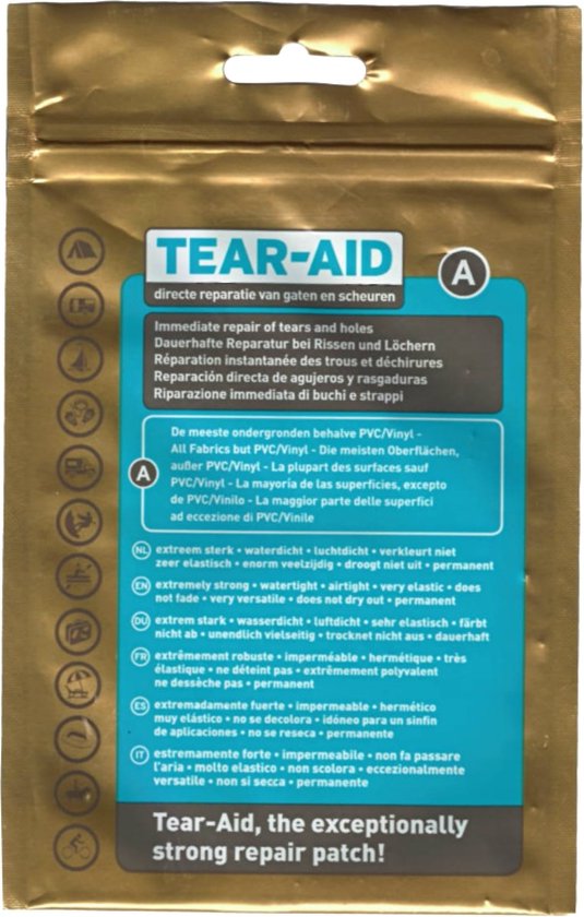 Tear-Aid – Directe reparatie van gaten en scheuren