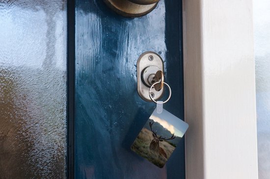 Porte-clés - Cerf - Pâturage - Bois - Distribution de cadeaux - Plastique