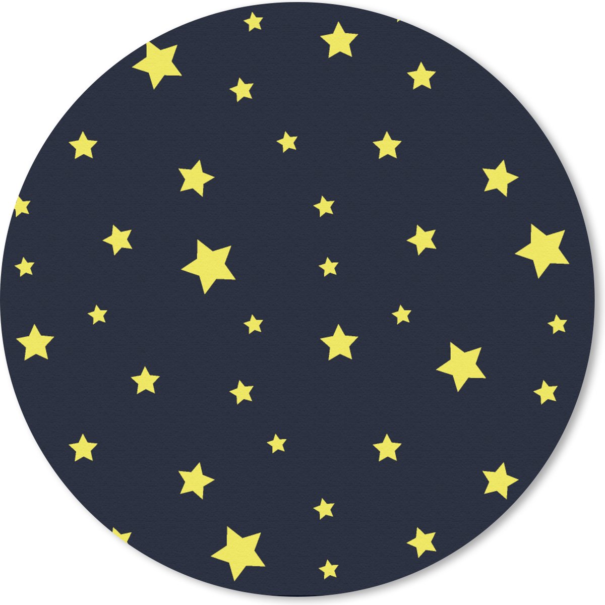 Muismat rond 30x30 cm - Mousepad Sterrenhemel - Nacht - Patronen - Ronde muismatten