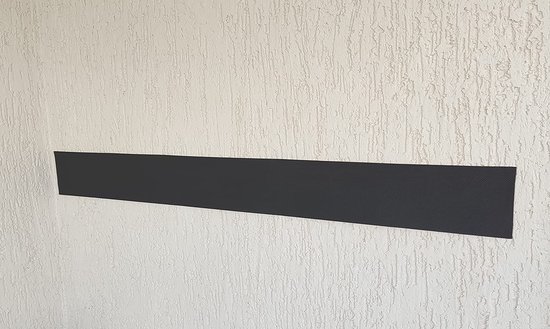 Garage Wand Bumpers, voor Parkeer- en Garages, Industriële Gebouwen en Magazijnen, Zelfklevende, 200 x 20 x 0,5 cm, zwart (2 stuks) - 