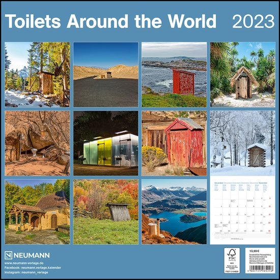 Toilets Around the World 2023 30x30
