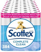 Bol.com Scottex Toiletpapier - Compleet Schoon - Voordeelverpakking 384 rollen aanbieding