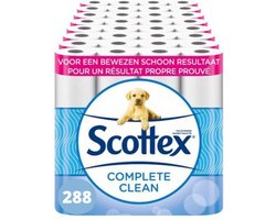 Scottex Toiletpapier - Compleet Schoon - Voordeelverpakking 288 rollen