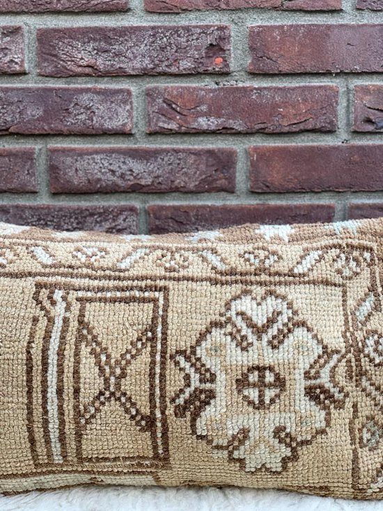Kelim Kussen Van Etnische Wol En Jute