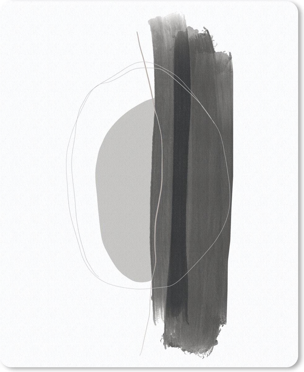 Muismat Groot - Abstract - Verf - Minimalisme - 30x40 cm - Mousepad - Muismat