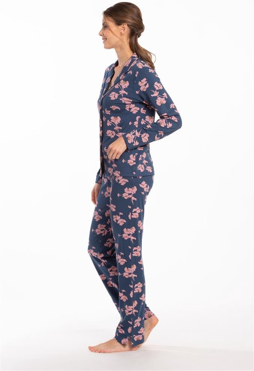 Eskimo Pyjama lange broek 'Blue'/'Pink' Katoen 44