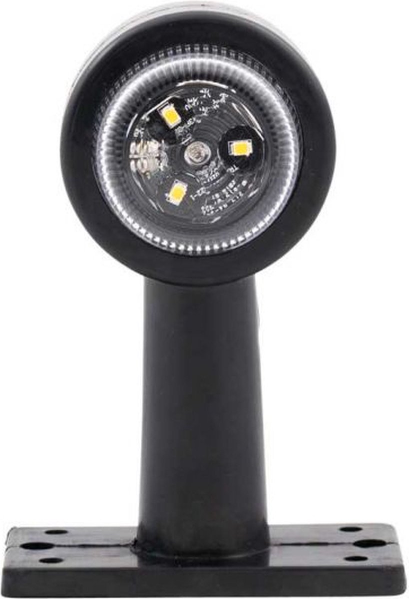 LED Breedtelamp 11 cm recht rood/wit 0-30V - TRAILERGEAR