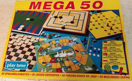 Mega 50 - Playtime - 50 spellen in 1 doos