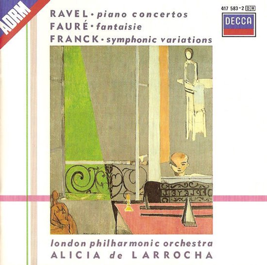 Alicia De Larrocha -  Ravel / Fauré / Franck - London Philharmonic Orchestra– Piano Concertos / Fantaisie / Symphonic Variations