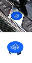 Bouton de démarrage bleu adapté pour BMW 1 2 3 4 8 X5 X6 X7 Z4 Series F40 F44 G20 G22 G14 G05 G06 G29 Look M3 Bouton d'arrêt Blue Blauw