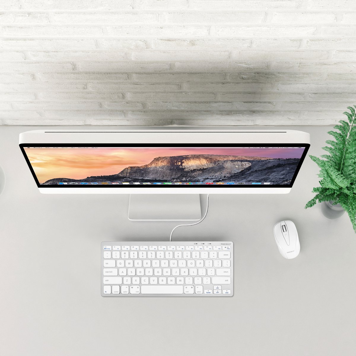 Macally UCSLIMKEYCA USB-C Toetsenbord voor Mac en iPad thumbnail 5