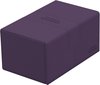 Afbeelding van het spelletje Twin Flip`n`Tray 160+ XenoSkin Monocolor Purple	(Ultimate Guard) (Storage Box)