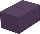 Twin Flip`n`Tray 160+ XenoSkin Monocolor Purple	(Ultimate Guard) (Storage Box)