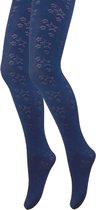 Kinderpanty met sterretjes - 40 Den - Marineblauw - Maat 140/152