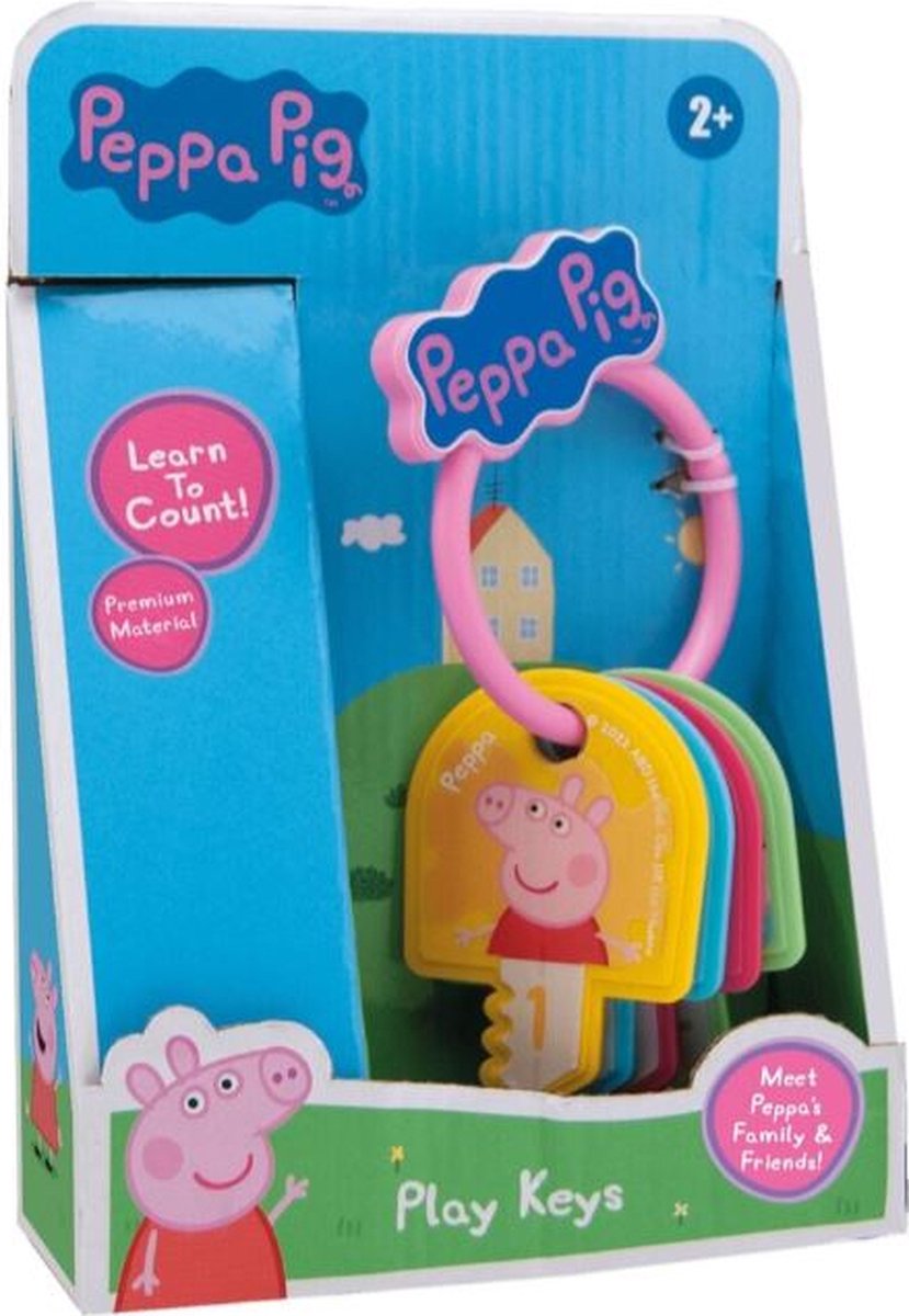 Peppa Pig, Clés de voiture Jouets, Apprendre à compter, À partir de 2 ans, Jeux