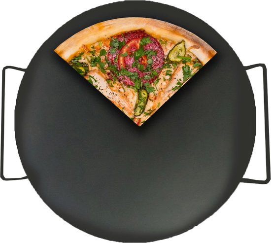 baseren ongezond filosoof YUGN BLACK Pizzasteen BBQ Pizzasteen 33 CM EN Pizzasteenrek - Ronde Pizza  Steen... | bol.com