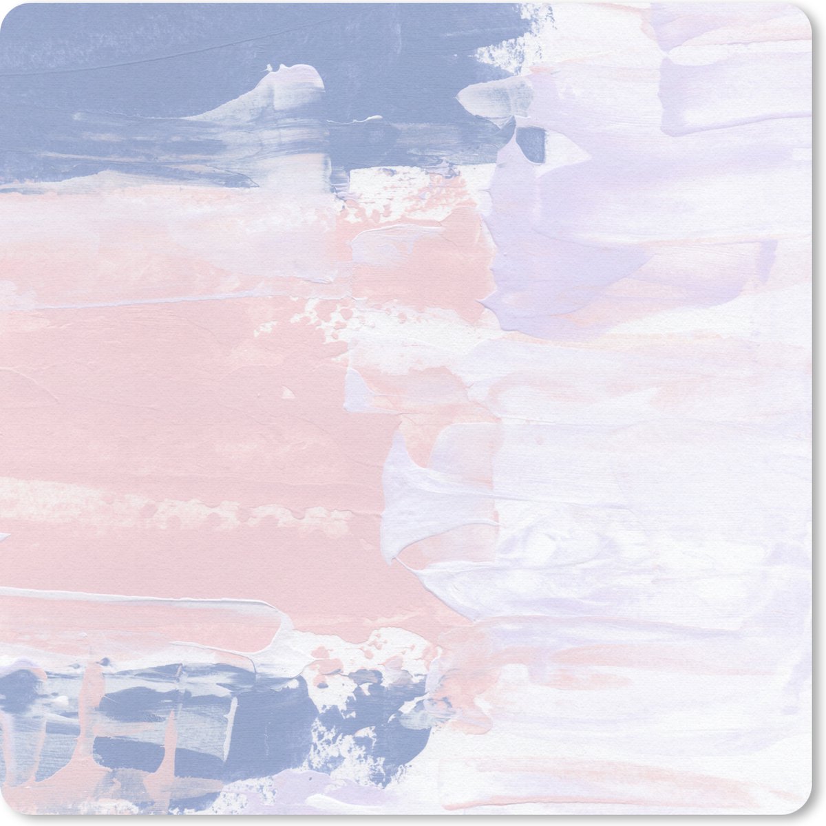 Muismat 30x30 cm - Mousepad Pastel - Design - Verf - Muismatten