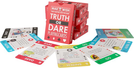 MadWish 52 playing cards - Party game - Drinking game for adults - Engels