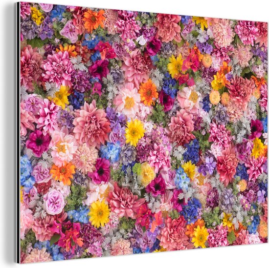 METALEN BLOEMEN WANDDECORATIE XL - Design
