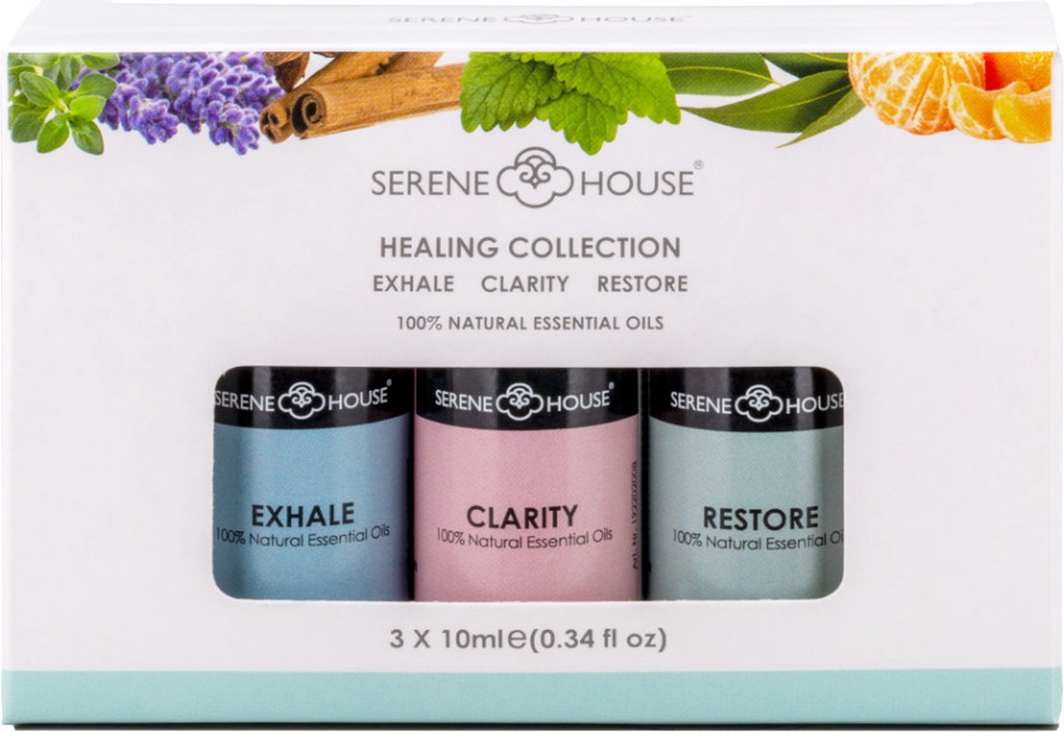 Goedkoopste Serene House Essential oil Healing Collection (3pcs