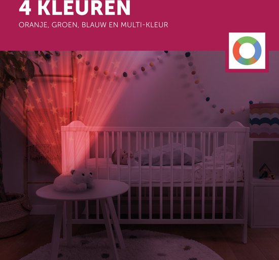 Zazu Polly de IJsbeer Muzikale Sterrenprojector ZA-POLLY-01 van Zazu — afbeelding 3