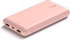 Belkin Boost Charge - Powerbank 20.000 mAh - USB-A- en USB-C-Poorten - Met Snellaadfunctie - Geschikt voor iPhone - 15W - Roségoud