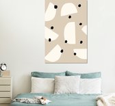 Décoration murale Métal - Peinture Aluminium Industriel - Pastel - Abstrait - Design - 100x150 cm - Dibond - Photo sur aluminium - Décoration murale industrielle - Pour le salon/chambre