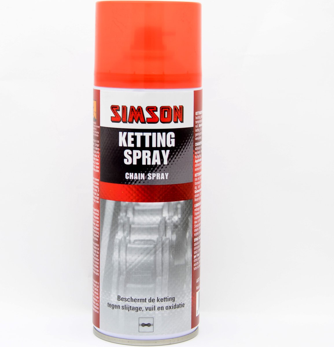 Simson Ketting spray - 400ml - Beschermt tegen slijtage en oxidatie - Siliconevrij - Voor soepele fietskettingen