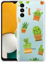 Samsung Galaxy A13 5G Hoesje Happy Cactus - Designed by Cazy