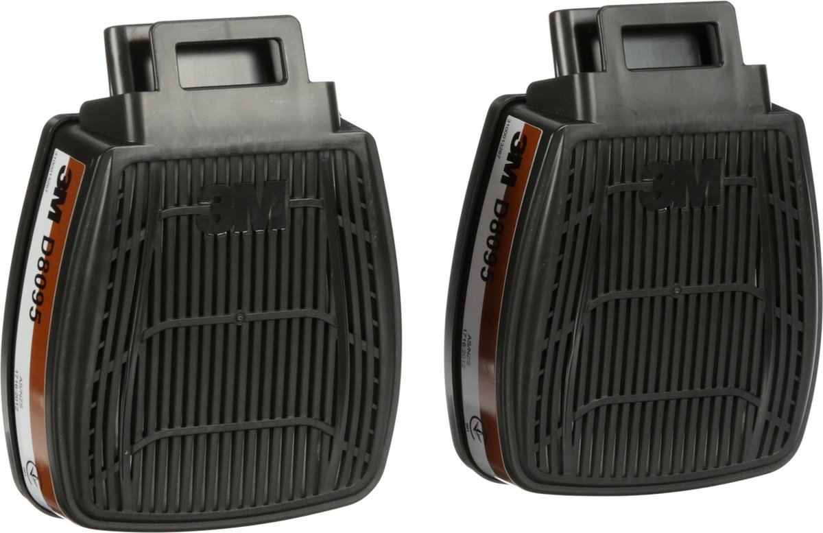 3M D8095 Secure Click A2P3 Filter - 2 stuks