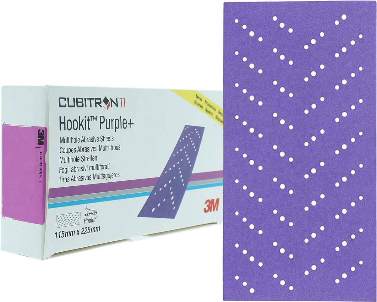 3M 737U Cubitron II Schuurstroken 115x225mm - 50 stuks-P80