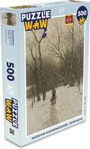 Puzzel Winter in de Scheveningse bosjes - Anton Mauve - Legpuzzel - Puzzel 500 stukjes