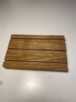 houten zeephouder eiken  handgemaakt 18 mm dik hard hout