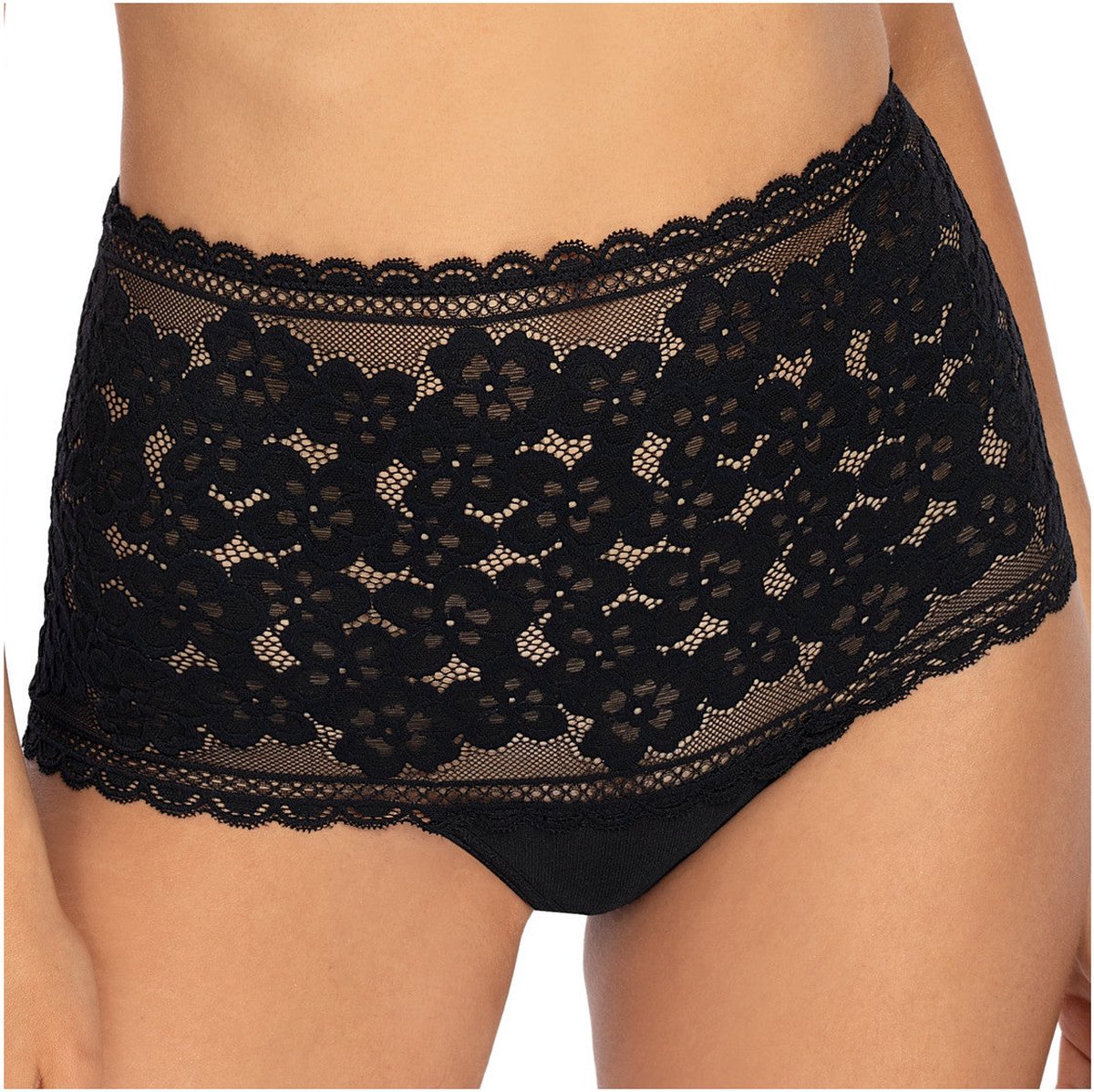 Zwart Kanten Boxershort RenateMaat: 42
