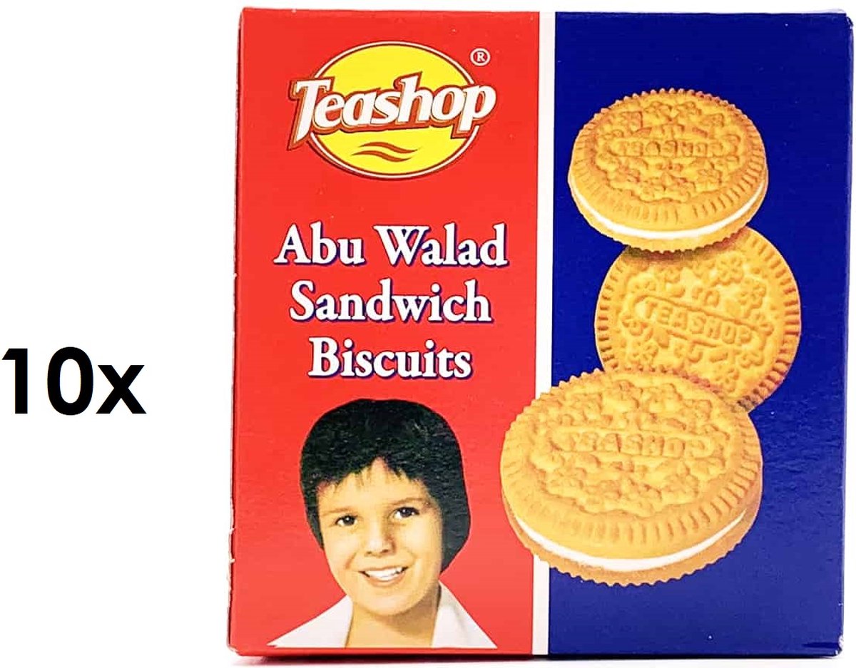 Teashop Abu Walad Sandwich Biscuits 10x MULTIPACK