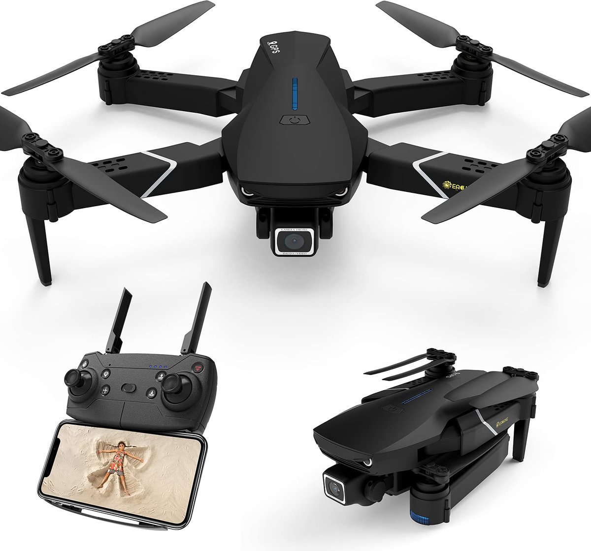 Mini Drone F89 met 1080P HD Camera - Voor Binnen & Buiten
