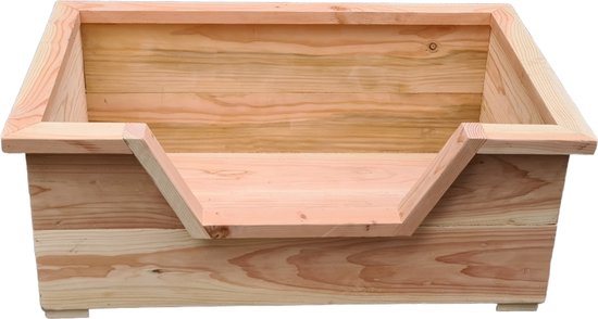 KADAX Wilgentenen Honden- en kattenligstoel, huisdierbed in natuurlijke