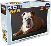 Puzzel Bulldog - Engels - Tong - Legpuzzel - Puzzel 1000 stukjes volwassenen