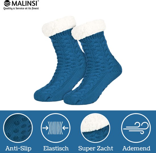 Chaussettes polaire homme blanches 
