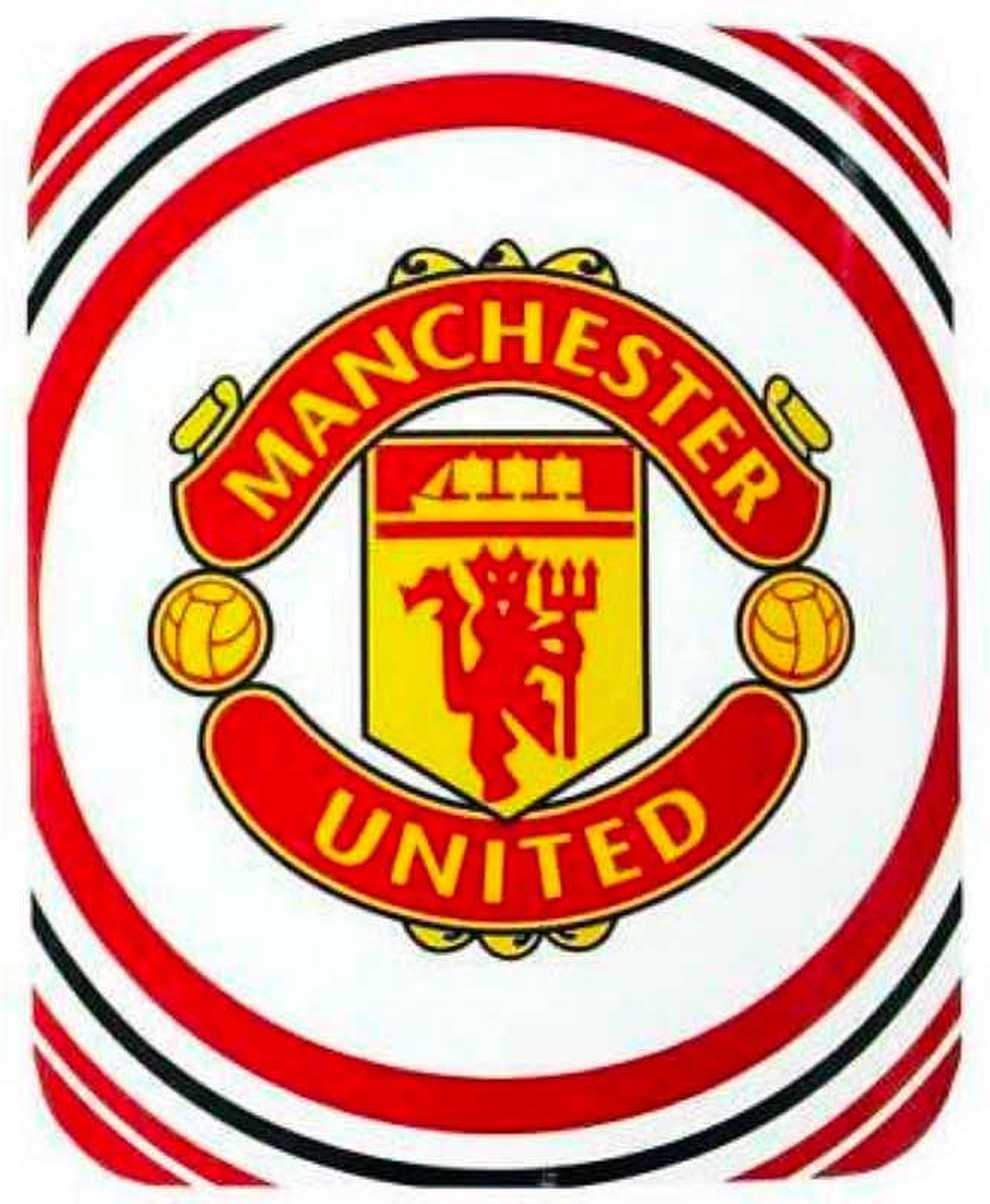 Manchester United Deken - Fleece - 125 x 150 cm | bol.com