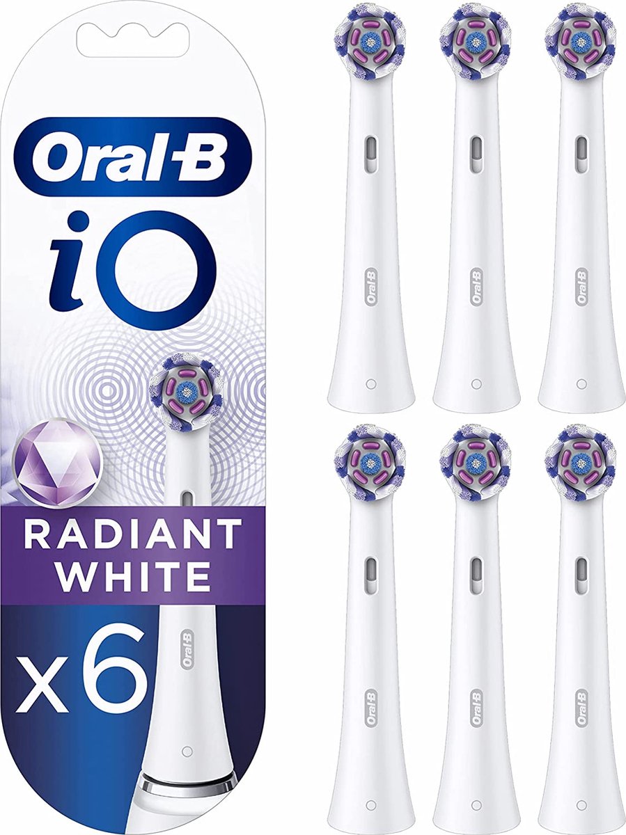 Oral-B IO opzetborstels - Radiant White - 6 stuks | Brievenbusverpakking
