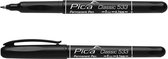 Pica Permanent Pen 0,7mm Rond - Zwart - 10 stuks