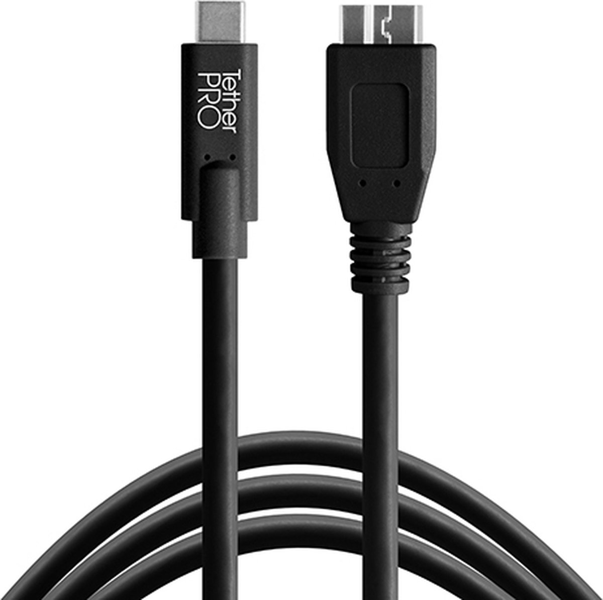 Tether Tools TetherPro USB-C naar USB 3.0 Micro-B 4.6m kabel Zwart