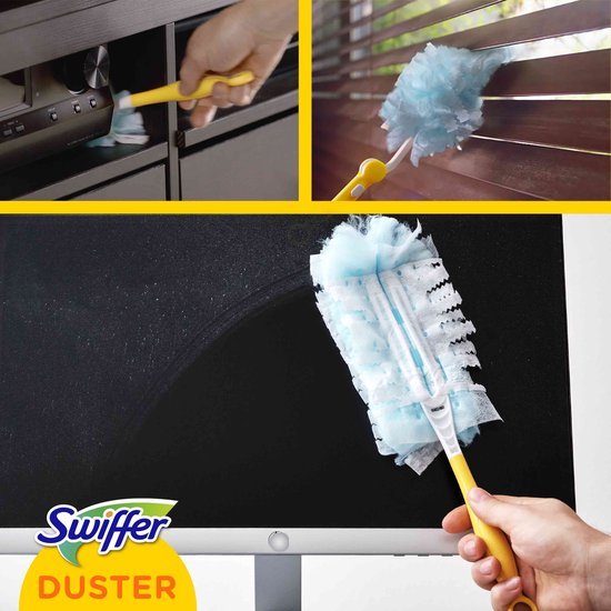 Swiffer - Attrape & Retient - 3 x 18 Recharges Dépoussiérantes